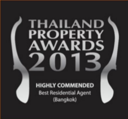 Thailand Property Awards 2013 Highly Commended Best Residential Agent ( Bangkok)